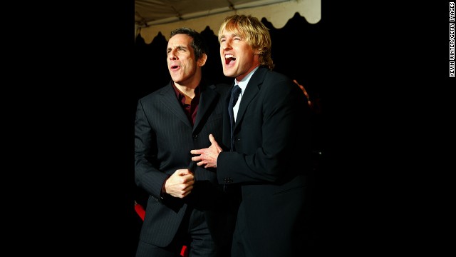 Any fan of "Zoolander" will tell you just how great Ben Stiller and Owen Wilson work together. The pair turned up again in "The Royal Tenenbaums," "Starsky &amp; Hutch" and the "Meet the Parents" films.