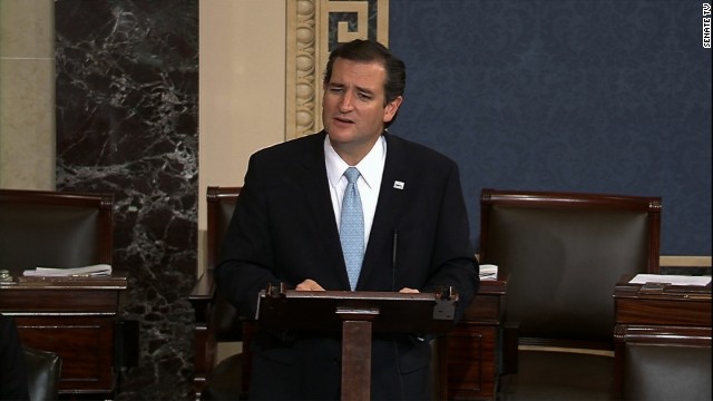 Cruz's speech long, but it's not a filibuster