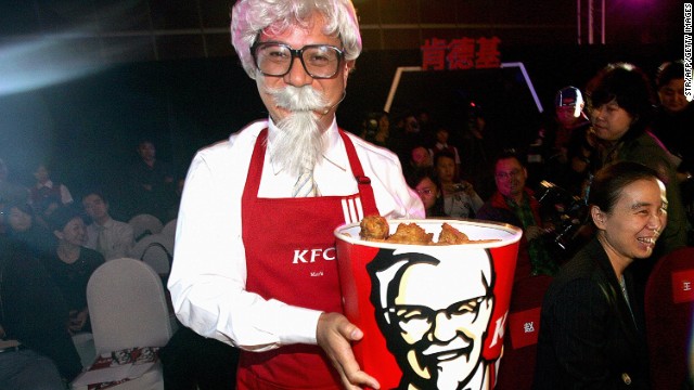 Those 11 secret spices (two of them are salt and pepper) travel well. KFC's parent company holds 39% of China's fast-food industry. 