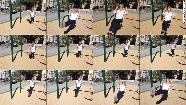 The iPhone 5s camera has an action-shot feature called Burst Mode that snaps 10 frames per second -- ideal for trying to get a decent shot of a moving subject, as seen here. With an iPhone 5, you just have to hit the shutter button over and over and hope for the best.