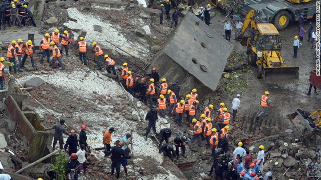 A five-story building collapsed in Mumbai on Friday, September 27, the latest accident in India's financial capital. Dozens are feared trapped inside. 