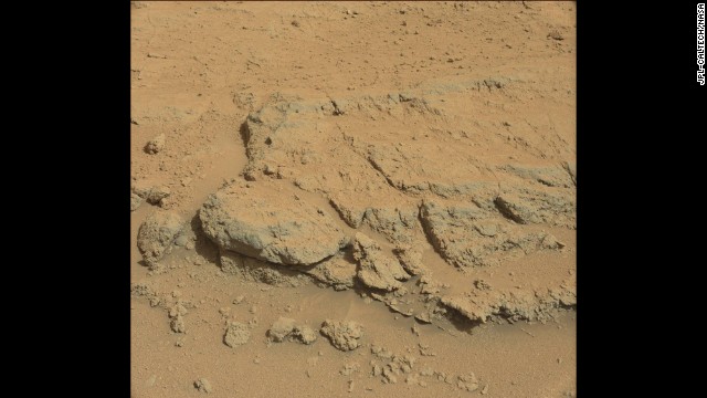 The Curiosity rover took this image on September 10 of a rock formation informally dubbed 