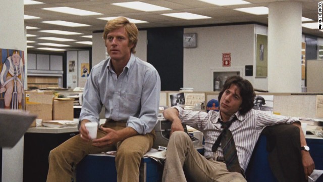 With all this attention on the White House, a must-see would be Robert Redford and Dustin Hoffman as journalists Bob Woodward and Carl Bernstein in the 1976 film, "All the President's Men." 