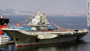 China\'s first aircraft carrier is now in service.