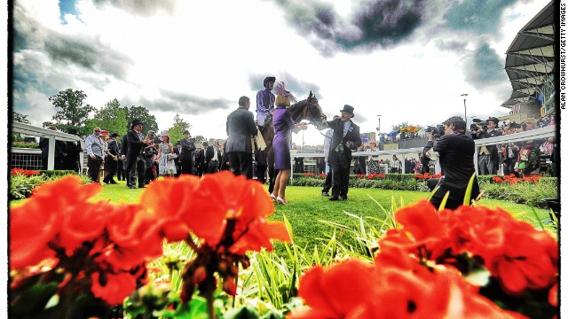 Royal Ascot, Ascot, Berkshire, UK: Jockey Jospeh O'Brien riding Leading Light in the winning enclosure after the Queen's Vase during day four of Royal Ascot. 