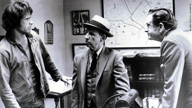 <strong>"The Parallax View"</strong> (1974) neatly captured the paranoia of Watergate-era America. In the film, a reporter (Warren Beatty, left, with Hume Cronyn, center) turns up an assassination conspiracy, but instead of revealing it to the world, he ends up the target.