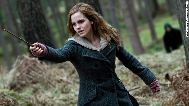 J.K. Rowling's books were centered on the "boy who lived," but he wouldn't have gotten very far without Hermione Granger, played by Emma Watson. As the smartypants of their wizarding trio, Hermione always knew exactly the right spell to get them out of a pinch. 