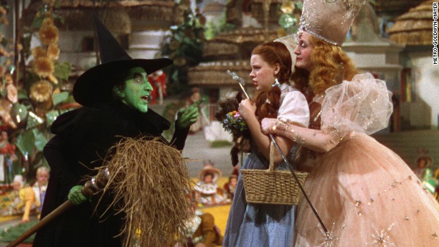 When it comes to witches, our prototype is the Wicked Witch of the West -- wonderfully redeemed in "Wicked" -- but one's claim to evil can't be properly held without a goodie-two-shoes like Glinda the Good Witch around. Besides, Glinda showed in 1939's "Wizard of Oz" that magic can have a sweet, courageous side, too.