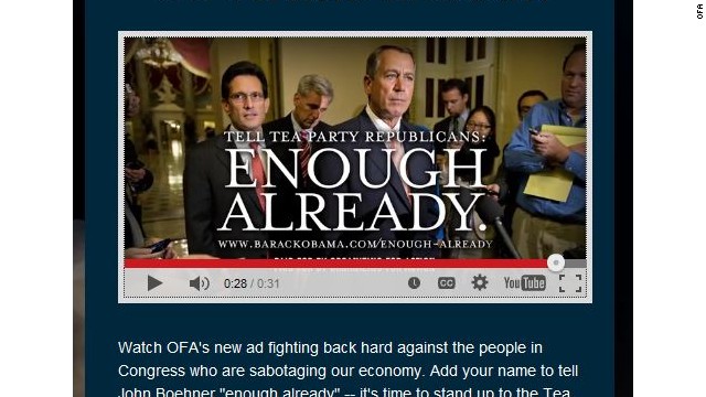 Pro-Obama group slams GOP in new shutdown ad