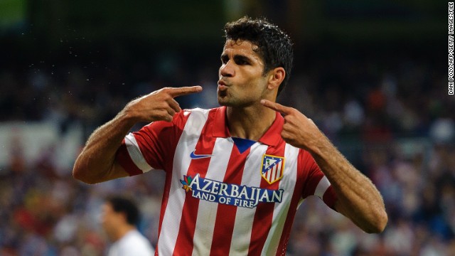 Atletico Madrid, city rivals to Real, are currently second in the La Liga table behind Barcelona -- largely thanks to the goalscoring exploits of Diego Costa. They are another new entry to round off the list but trail way behind Real in terms of revenue, on the comparatively modest figure of $162.5 million.