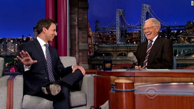 Overheard: Letterman's 'Late Night' advice to Seth Meyers