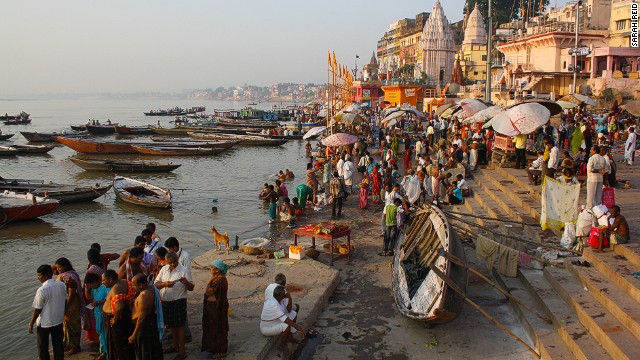 The world's most populated river basin, "Mother Ganga" certainly isn't the world's cleanest or prettiest waterway, yet it remains India's most sacred river for Hindus.
Witnessing pilgrims converge at the bathing and funeral ghats in the holy city of Varanasi may be one of the most profound travel experiences you'll ever have, but it's safer to swim much further upstream, closer to the Ganges' Himalayan source. 