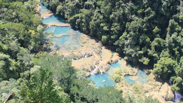 Never heard of it? Few had, until a few years back, when a section of the Rio Cahabón's densely forested pathway through central Guatemala was forged as a key stop on the Central American backpacker trail.
Known as Semuc Champey, the series of spectacular steeped limestone pools bridging over the river are accessed via a hiking trail near the village of Lanquin. 