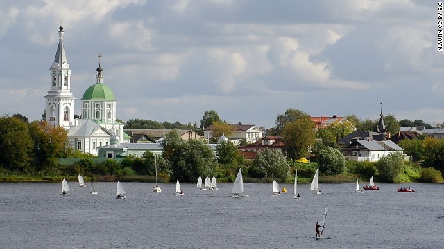 "Mother Volga" houses 11 of Russia's 20 largest cities on its banks, which explains its popularity among the cruise set.
Most tour boats ply a section of the Volga just north of Moscow before traveling on to St. Petersburg via a series of interconnected waterways, taking in major cities alongside quaint riverside towns sprinkled with historic Kremlins and brightly colored onion-domed churches. 