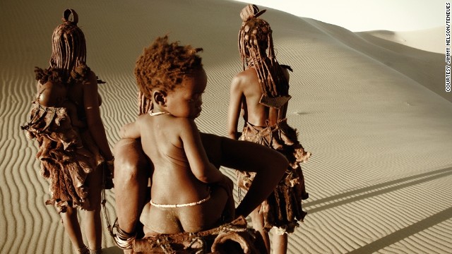 One thing that stood out to Nelson when meeting the different African tribes was their awareness of their appearances, including the "beautiful" Himba.