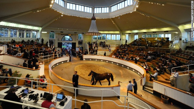 The October yearlings sale at Tattersalls auction house in England saw a number of auction records broken in brisk trade.