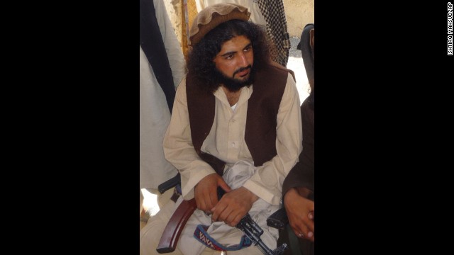 Pakistani Taliban commander Latif Mehsud in Sararogha in south Waziristan, Pakistan, in this October 4, 2009 photo.
