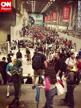 The convention sold out this year and some veteran attendees, such as <a href='http://instagram.com/p/fXwbAuQouT/' >Rene Carson</a>, noted that it was very crowded. At the same time, he praised the Jacob K. Javits Convention Center for being a more "intimate, cozier" venue.