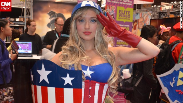 Captain America has grown in popularity with cosplayers since his 2011 movie, and<a href='http://ireport.cnn.com/docs/DOC-1047486'> female interpretations</a> of "Cap" are no exception to that.