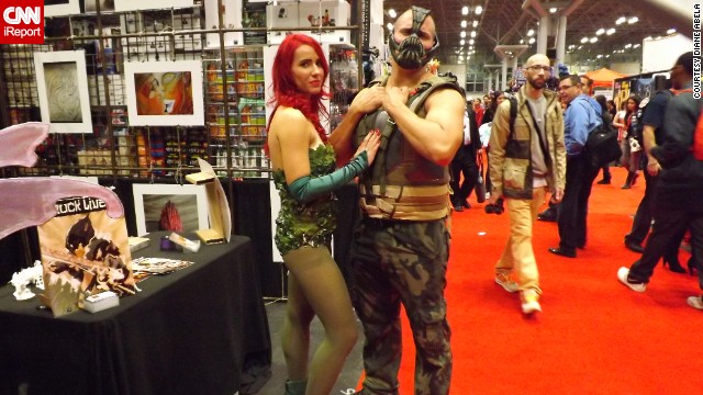 Two of Batman's archenemies, <a href='http://ireport.cnn.com/docs/DOC-1047657'>Poison Ivy and Bane</a>.