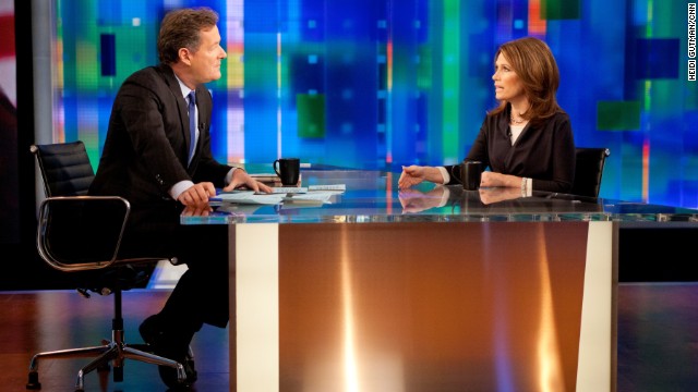 When former presidential candidate Michele Bachmann was a guest on his show, Morgan grilled her on some of the anti-gay statements she's made.