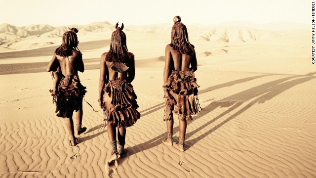 Nelson said the most pleasant trip was visiting the Namibian Himba. "The aesthetic of their body, of their dress, of their dance and of their movement I find extraordinary and very few of us will ever look as beautiful as them," he says. 