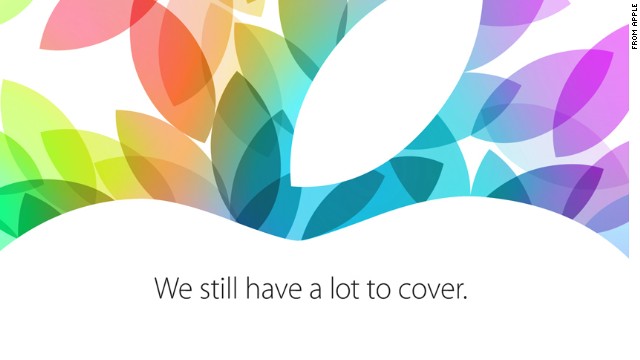 Apple included this image with its invitation to a company press event October 22 in San Francisco.