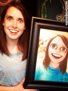 The Denton, Texas, YouTuber who goes by Laina went viral instantly. Her first video, spoofing Justin Bieber fans - you know the one, with those "crazy eyes" - went viral both on YouTube and in GIF form. She has since embraced the character of "Overly Attached Girlfriend" and her 880,000 subscribers can't get enough of it.