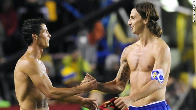 Cristiano Ronaldo y Zlatan Ibrahimovic luchan por un lugar en Brasil 2014
