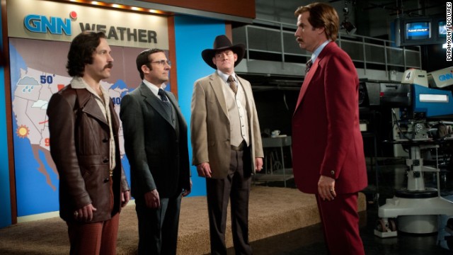 After months of heavy promotion, San Diego's classiest news team is back in business with "Anchorman 2: The Legend Continues." This time, Will Ferrell's Ron Burgundy and his crew have their sights set on conquering a cable news channel in the Big Apple.