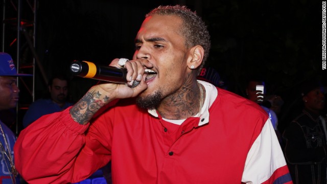 Chris Brown performs in Atlantic City, New Jersey, on Friday, October 25, 2013.