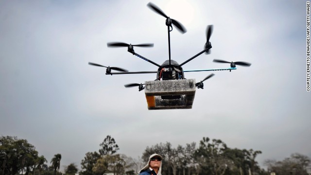 In Peru, archeologist are using drones to map archeological sites and protect them from vandals and squatters. 