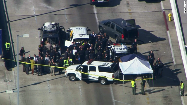 Airport officials said a police incident began about 9:30 a.m. at Terminal 3, an airport spokeswoman said.
