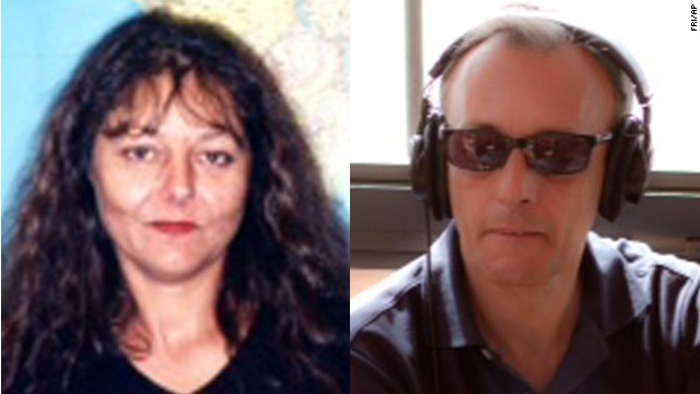 Ghislaine Dupont, left, and Claude Verlon reportedly were abducted after interviewing a rebel leader in Kidal, Mali.