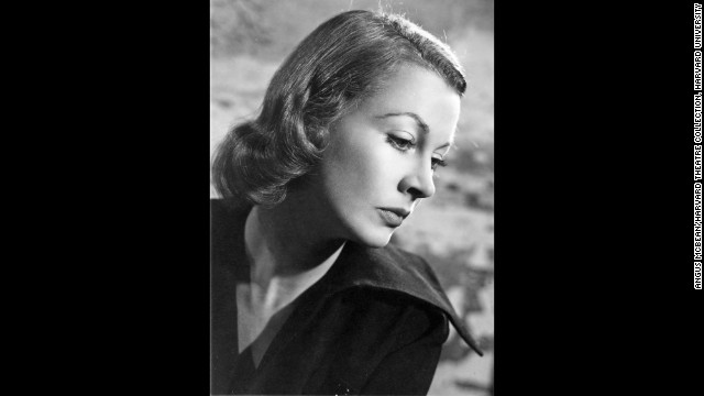 In 1949, Leigh bleached her hair blond for her stage role as Blanche DuBois in "A Streetcar Named Desire." The play was too physical for her to wear a wig, so she chose hair coloring, Bean said. "It shows her willingness to transform herself. Critics had a hard time looking past her looks, so she tried to physically turn into a character." Leigh would later win a second Best Actress Oscar for her 1951 film portrayal of DuBois.<!-- -->
</br>
<i>Image courtesy of "Vivien Leigh: An Intimate Portrait" (Running Press)</i>