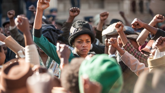 British actress Naomie Harris stars in the movie as Mandela's second wife, Winnie.