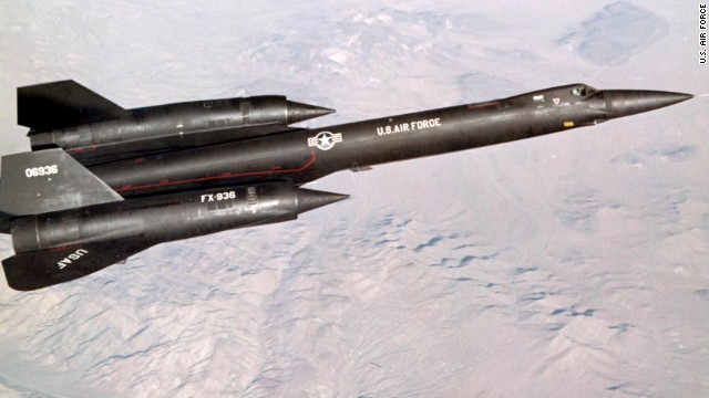 The Lockheed YF-12 flies a test mission near Edwards Air Force Base in California.