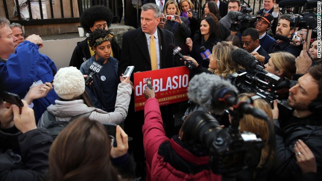 De Blasio wins NYC mayoral race