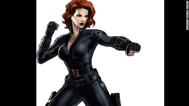 Natasha Romanoff, Black Widow. First appearance in 1964. Marvel Universe.