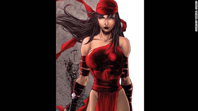 Elektra Natchios, Elektra. First appearance in 1981. Marvel Universe. 