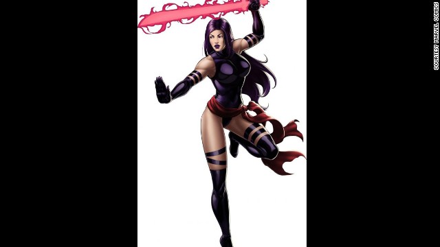 Elizabeth Braddock, Psylocke. First appearance in 1989. Marvel Universe.