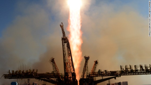 The Olympic torch has left Earth as part of its 123-day journey across Russia, which will end at the Black Sea resort of Sochi -- host venue for the 2014 Winter Games. The rocket was launched at 8:14 a.m. local time Thursday November 7 at the Baikonur Cosmodrome in Kazakhstan, which is a Russian-leased facility. 