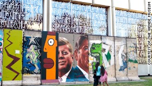 Los Angeles is home to the longest section of Berlin Wall in the United States.