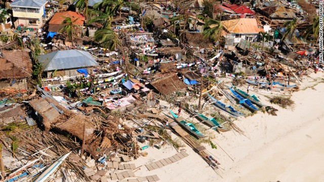 Devastation is everywhere in Iloilo in the central Philippines in the aftermath of the typhoon.