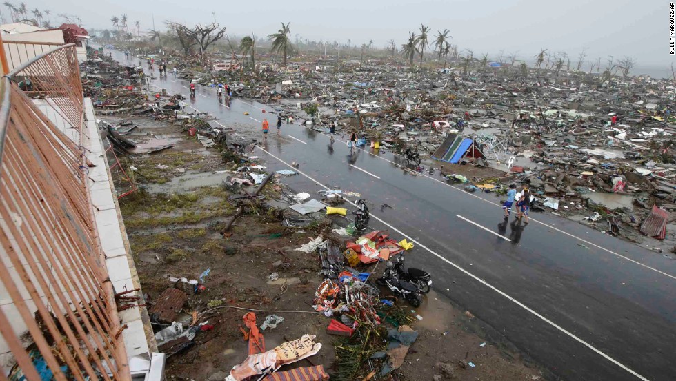 Devastación total en Filipinas