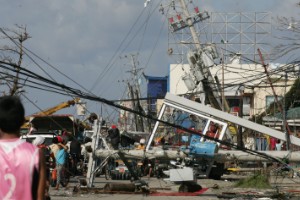 La destrucción en Tacloban