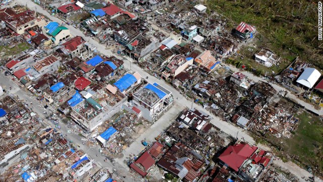 Guiuan, Philippines, on November 11