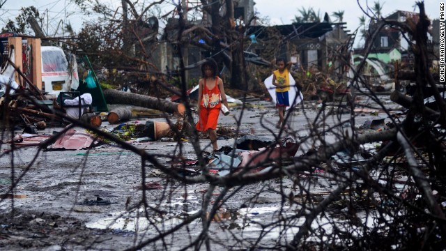 Without Phones Typhoon Victims Turn To Tv To Tell The Worst Of News