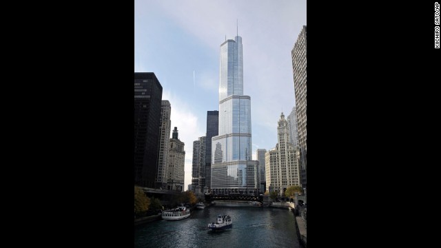 Completed in 2009, this Trump tower rises to an architectural height of 1,389 feet (423.2 meters) and is occupied to a height of 1,116 feet (340.1 meters). 