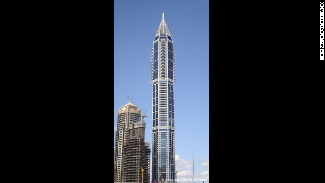 Completed in 2012, this Dubai skyscraper rises to an architectural height of 1,289 feet (392.8 meters) and is occupied to a height of 1,029 feet (313.5 meters). 